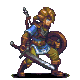 Animated Sprite of Link from Zelda: Breath of the Wild